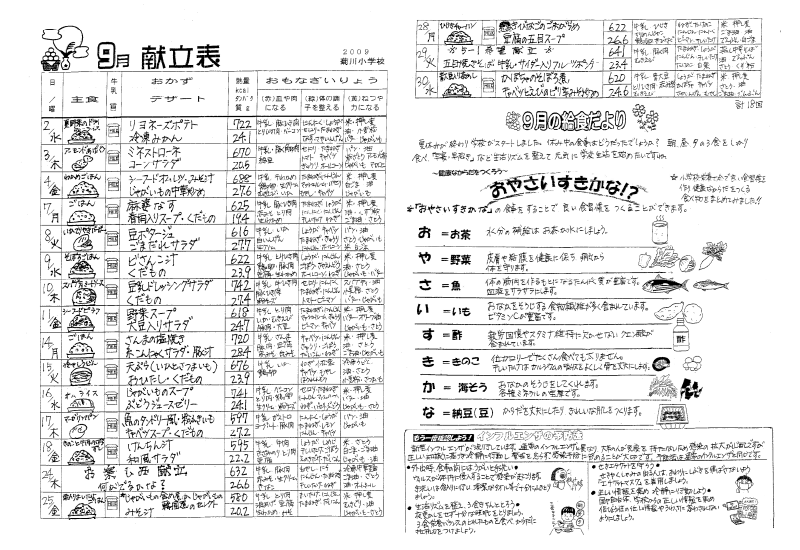 家庭の食育をバックアップします