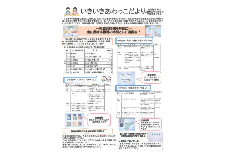 クラスに出向き5分間指導を継続