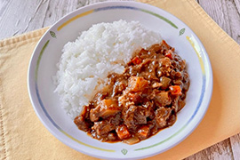 サバのドライカレー