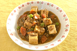 洋風厚揚げそぼろ煮